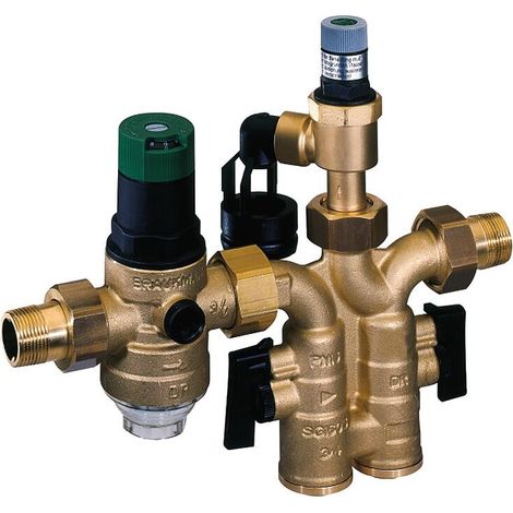 Groupe de sécurité SG 160 SD DN25 (1") 8 bar, avec détendeur (1/2)
