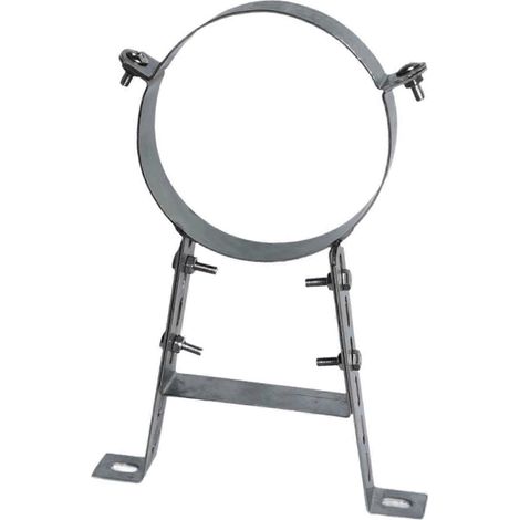 Support de conduit de cheminée collier de serrage pour tubage portable et facile à installer accessoires - pour conduit de 200 mm (1/5)