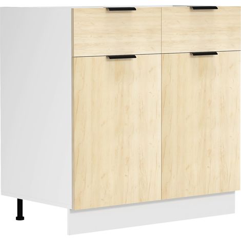 Armadio da cucina B80 cm Armadio inferiore Fasola 82x80x46 - VCM