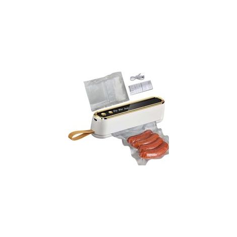 Machine à sceller sous vide - Portable - Sans fil - Design compact - Avec 10 sacs - Kit de conservation des aliments - Pour la maison, la cuisine, le stockage de bocaux à viande, conteneurs, mi (1/5)