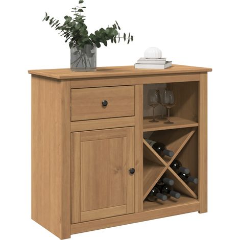 Sideboard mit Schubladen PANAMA 93x40x80 cm Massivholz Kiefer