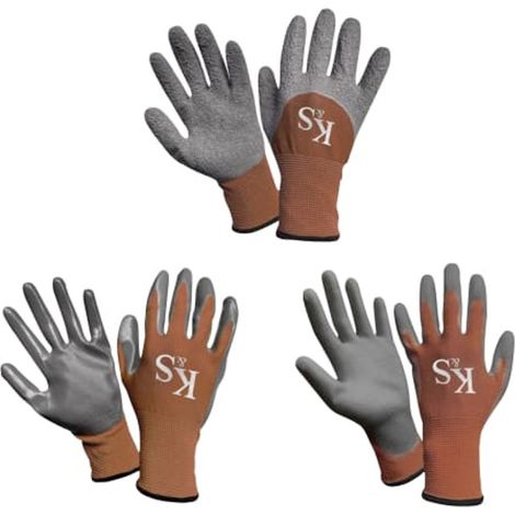 Kent & Stowe 70105487 Multi-Task Gloves - Large Triple Pack K/S70105487