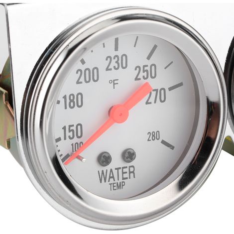 Ensemble de jauges mécaniques 52mm 3 en 1 pour température eau, pression huile et tension (1/5)