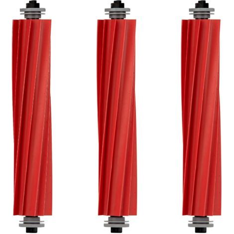 (3 Stück) Rollenbürsten Ersatzteile für Gummi-Hauptbürste für Roborock S7 S7+ S7 MaxV S7 MaxV Plus S7 MaxV Ultra Q7 Q7+ Q7 Max Q7 Max+ Q5+ Q5 Q Revo, Zubehör-Kit (1/5)