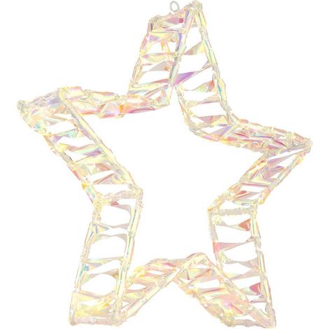 Weihnachtstern Außenlampe Gartenlampe LED X-MAS Dekolampe Terrassenlampe H 37 cm