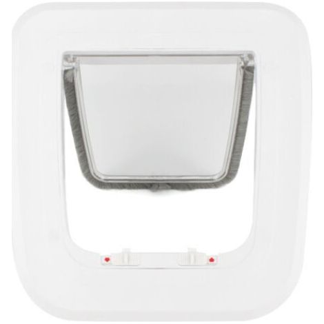 Porte pour animaux de compagnie, nouvelles fournitures pour animaux de compagnie trou de porte pour chien porte pour chat fermeture automatique (1/5)
