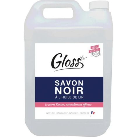 Sapone Nero all'Olio di Linseed 5 Litri - Lucido