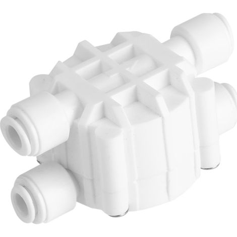 Vanne d'osmose inverse à 4 voies avec interrupteur à fermeture rapide de 1/4 pouce pour purificateur d'eau (1/5)
