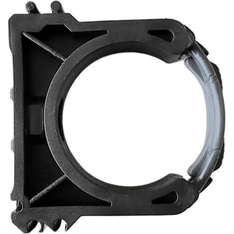 Collier de fixation murale pour tube PVC pression diamètre 50mm – Résistant aux chocs – Pour chantiers humides – Prix à l'unité – Piscineo
