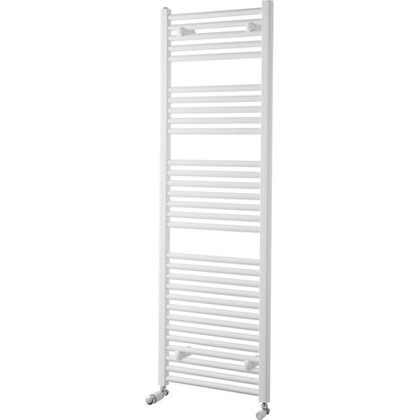Heatwave Tempo White Ladder Towel Rail 1500mm (H) x 400mm (W) (1/3)