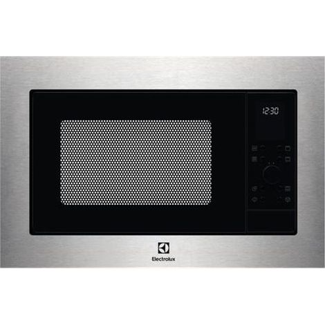 Electrolux – Micro-ondes encastrable 25L 900W MO326GXE – Acier inoxydable – Fonction gril pour cuisson rapide – Idéal pour plats variés (1/2)