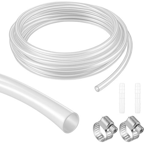Tuyau en PVC Transparent de 3 m, Tuyau Souple Plastique Transparent (1/5)