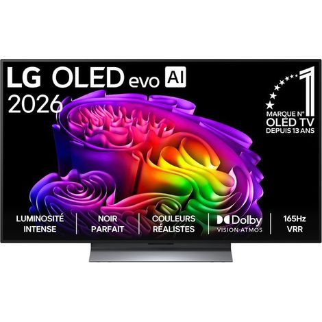 Télévision - LG - OLED48G66LS (evo AI G6 2026) - 48 pouces - OLED 4K UHD - webOS 26