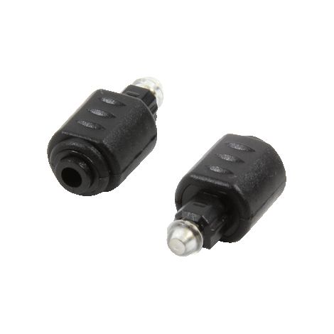 LogiLink CA1016 cambiador de género para cable Toslink Toslink 3.5 mm Mini Negro