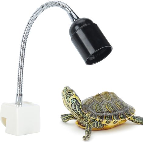 Support de lampe chauffante UVB, tortue solaire rotative à spectre complet (1/5)