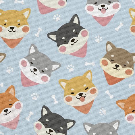 Escritorio exterior Oxford - Motiv Shiba-Inu-Hund (1/5)