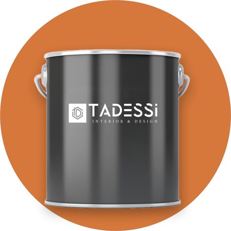 TADESSI Wandfarbe Orange - Champagner - abwaschbare Innenfarbe matt - Dispersionsfarbe - Geruchsarm und Lösemittelfrei