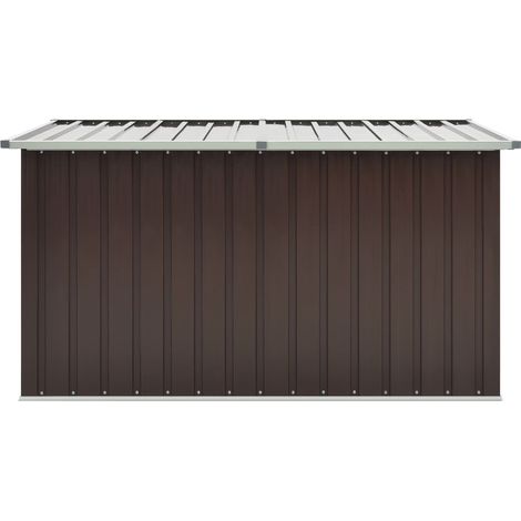 INLIFE Boîte de rangement de jardin Marron 171x99x93 cm (1/5)