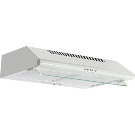 Fagor – Hotte casquette 60cm 189m3/h blanc – 3 vitesses d’aspiration – Éclairage LED – Filtre à charbon inclus (1/4)