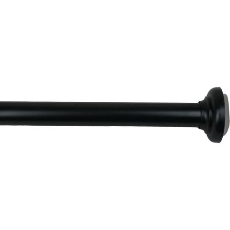 Secodir – Tringle à rideau sans perçage Ø20 mm – Longueur extensible 90 à 135 cm – Installation facile entre murs – Inoxydable et légère