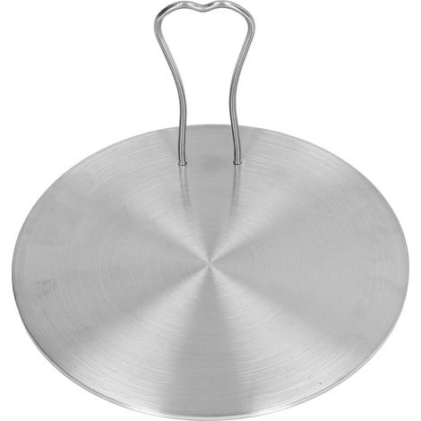 Plaque de diffusion de chaleur en acier inoxydable pour induction, compatible avec les plaques électriques à induction, adaptateur pour la cuisine domestique, n° 18, 17,5 cm / 6,9 pouces