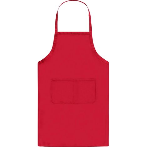 Tablier Cuisine - Polyester Imperméable avec 2 Poches - Pour Cuisiner, Cuire au Four, Griller, Nettoyer - Adulte Unisexe - 72,5 x 58 cm - 1 Pièce