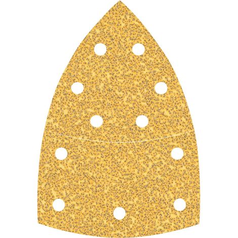 Bosch 10x Expert C470 Papier abrasif à 11 trous pour ponceuses Multi 102 x 62 mm 93 mm G 40 - 2608900886 (1/4)