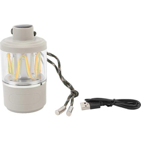 LED-Campinglampe IPX4 wasserdichte tragbare Taschenlampe wiederaufladbare Notleuchte für drinnen und draußen