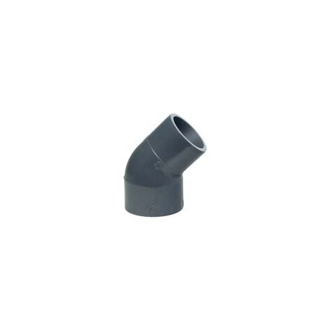 GF Pro-Fit Winkel 45° PVC-U d 20 (1/2)