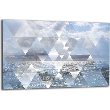 PLAQUE DE PROTECTION EN VERRE POUR CUISINIÈRE 80x52 SEA (1/5)