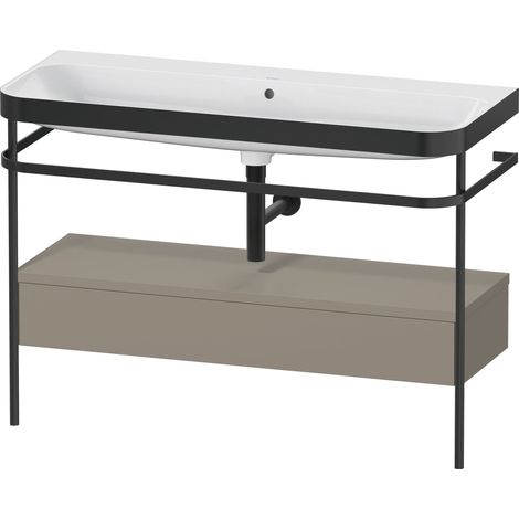Duravit Happy D.2 Plus c-bonded Set avec console métallique et