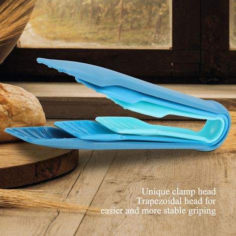 Lot de 3 pinces à pain multifonctionnelles en plastique pour la boulangerie maison (vert) (1/5)