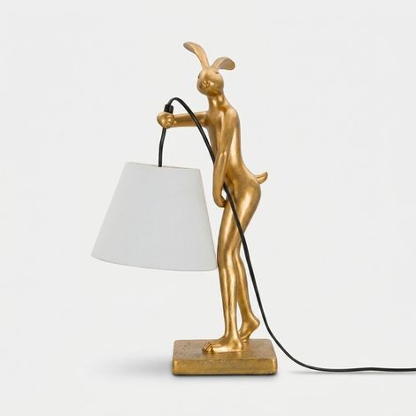 Lámpara de mesa decorativa con pantalla Rabbit (1/5)