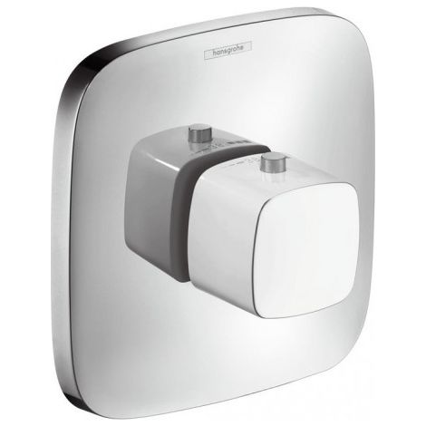 Hansgrohe PuraVida Thermostat à haut débit, encastré, Coloris: Blanc / Chrome - 15772400