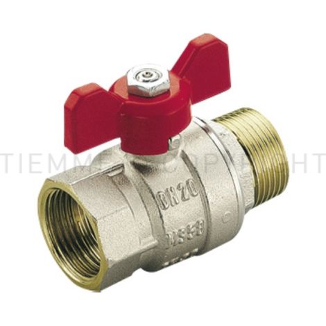 Valvole scirocco maschio/femmina iso228 con leva farfalla tiemme 2310022