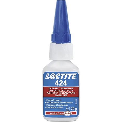 LOCTITE 424 20g Colle instantanée cyanoacrylate métaux plastiques caoutchoucs - Loctite