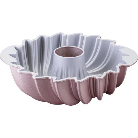 Dr. Oetker Creative - Stampo rotondo Sun – Ø 24 x 8,5 cm, 2100 ml, di alta qualità per ciambella, rivestimento antiaderente e senza PFAS, colore oro rosa, resistente al calore fino a +230 °C (1/5)