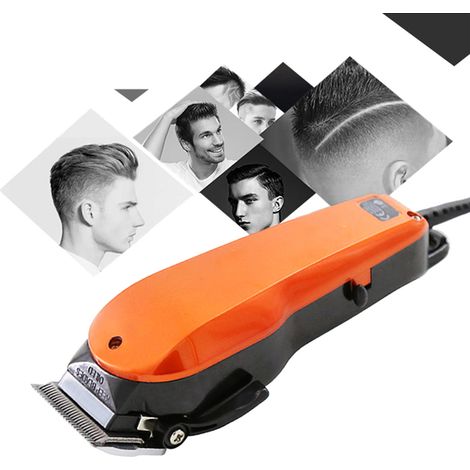 Tondeuse à cheveux professionnelle filaire, coupe-cheveux électrique puissante, lame en acier inoxydable, machine de coiffure pour homme (1/5)