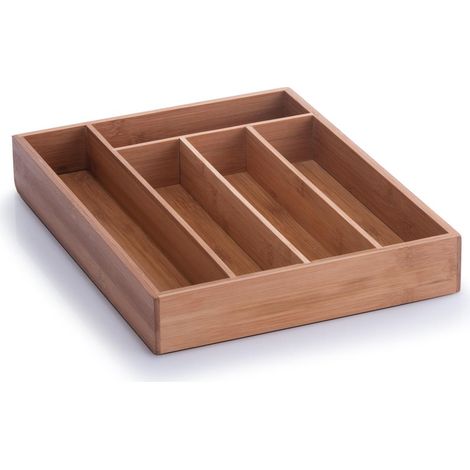 Besteckkasten Bamboo 5 Fcher 34x26x5cm natur (1/2)