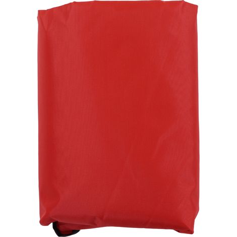 Toile imperméable en tissu Oxford argenté pour balancelle d'extérieur, accessoire de jardin pour se protéger du soleil (rouge). (1/5)