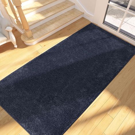 Schmutzfangmatte Sauberlaufmatte 80 x 178 cm Rechteckig Dunkelblau (1/5)