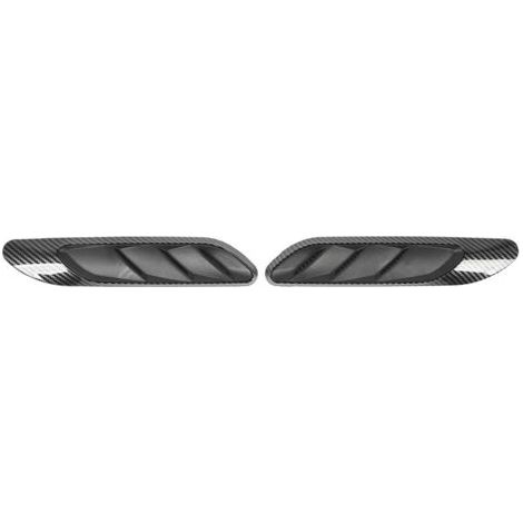 1 coppia di profili aerodinamici di ricambio per prese d'aria laterali parafango sinistro e destro per Mercedes-Benz Classe C W206 AMG-Line C63 2022+ in fibra di carbonio (1/5)