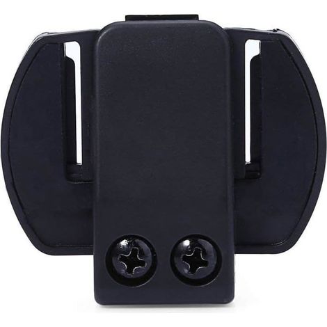 Support de microphone à clip 1 pièce Plastique noir Pour Intercom V6 V4 Casque de moto intégral (1/5)