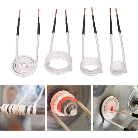 Ensemble de 4 résistances électriques à noyau en laiton de 2,5 mm. Résistance haute fréquence flexible et durable, idéale pour le desserrage des boulons et écrous rouillés. (1/5)