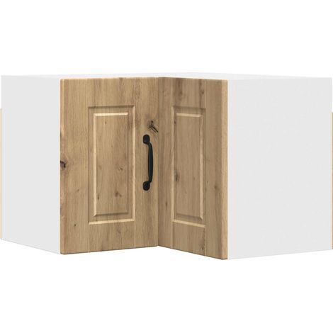 Maison Exclusive - Armario Esquinero de Pared PORTO Roble artesan