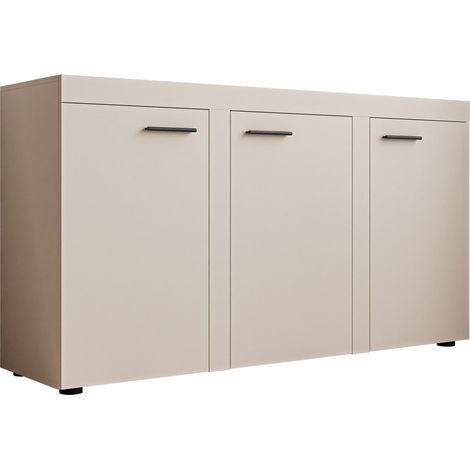 Buffet Univio I, Beige, 82x149cm, Le nombre de portes: 340cm, Stratifié (1/4)