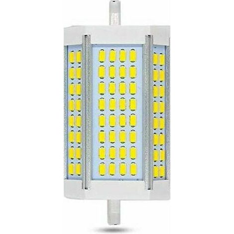 Lampadina LED dimmerabile R7S 118mm 30W, 3000lm, bianco freddo 6000K, equivalente a una lampadina alogena R7S J118 200W 300W, luminosità di 200 gradi, lampadina LED dimmerabile R7S 118mm