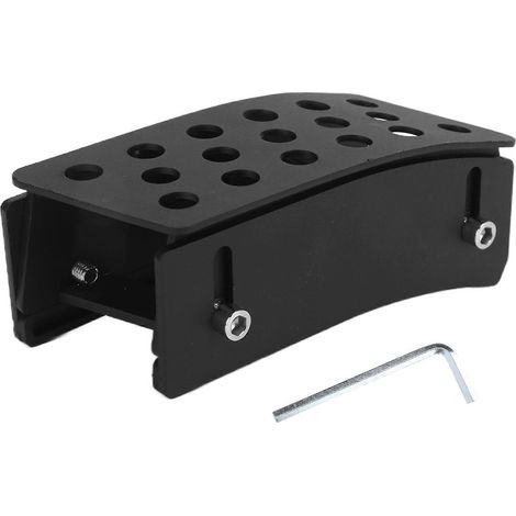 Erhöhte Pedale, schwarze Eisenfußrasten für Jeep Wrangler JK 2007–2017, Ersatzteilset, Fahrerfußraste, verstärktes Pedalset, Auto-Tuning (1/5)