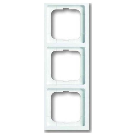 Marco de interruptor Busch-Jaeger 1723-184k 3 enchufes blanco