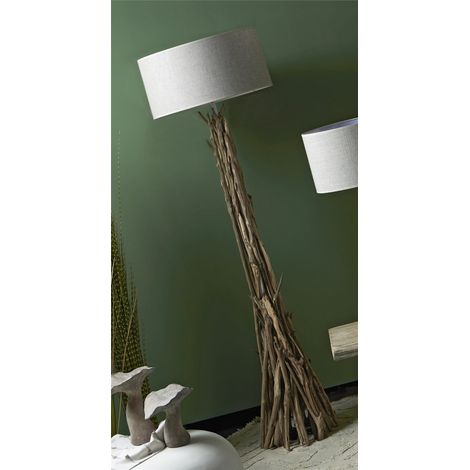 Sarsi-Fußlampe, braune Zweige, 162 cm, 45 x 162 cm